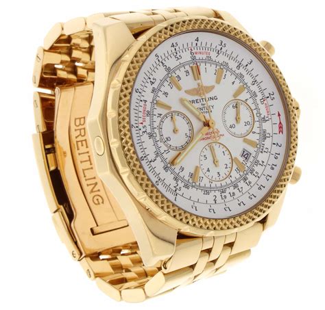 breitling bentley watch for sale|used Breitling Bentley gold watches.